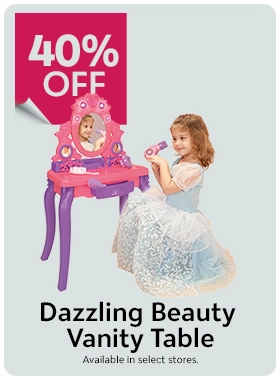 40% OFF Dazzling Beauty Vanity Table