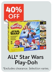 40% OFF ALL* Star Wars Play-Doh