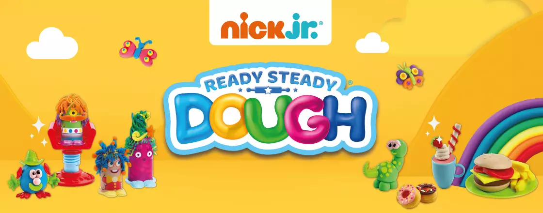 Coffret Salon de coiffure Nick Jr. Wacky Hair Ready Steady Dough