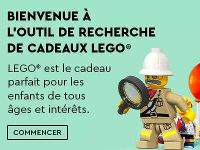 BIENVENUE À L’OUTIL DE RECHERCHE DE CADEAUX LEGO®