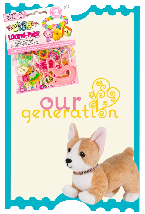Rainbow Loom™ Fun + Our Generation Adopt-A-Dog Promotion