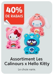 40% de rabais assortiment les calinours x Hello