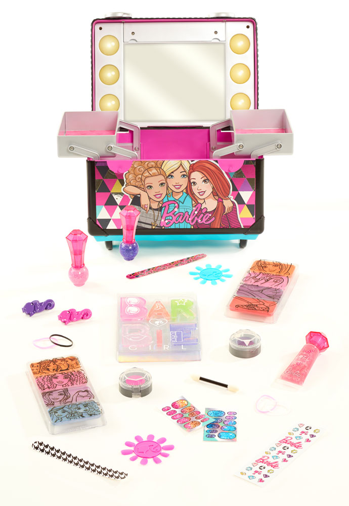 barbie rolling vanity set