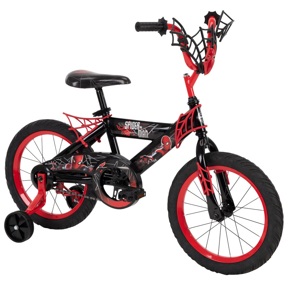 huffy spiderman bike 16