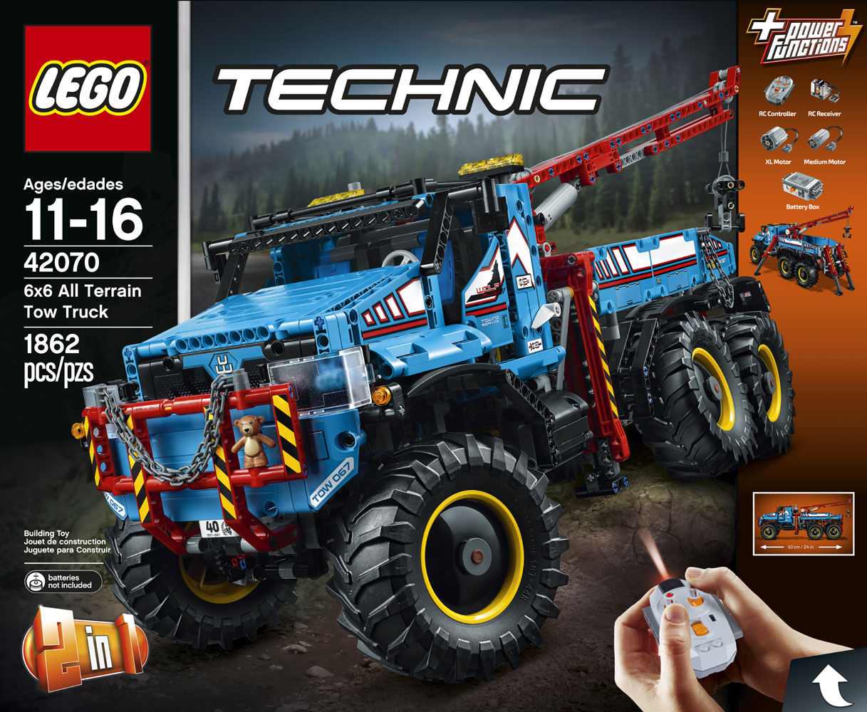 lego technic blue truck