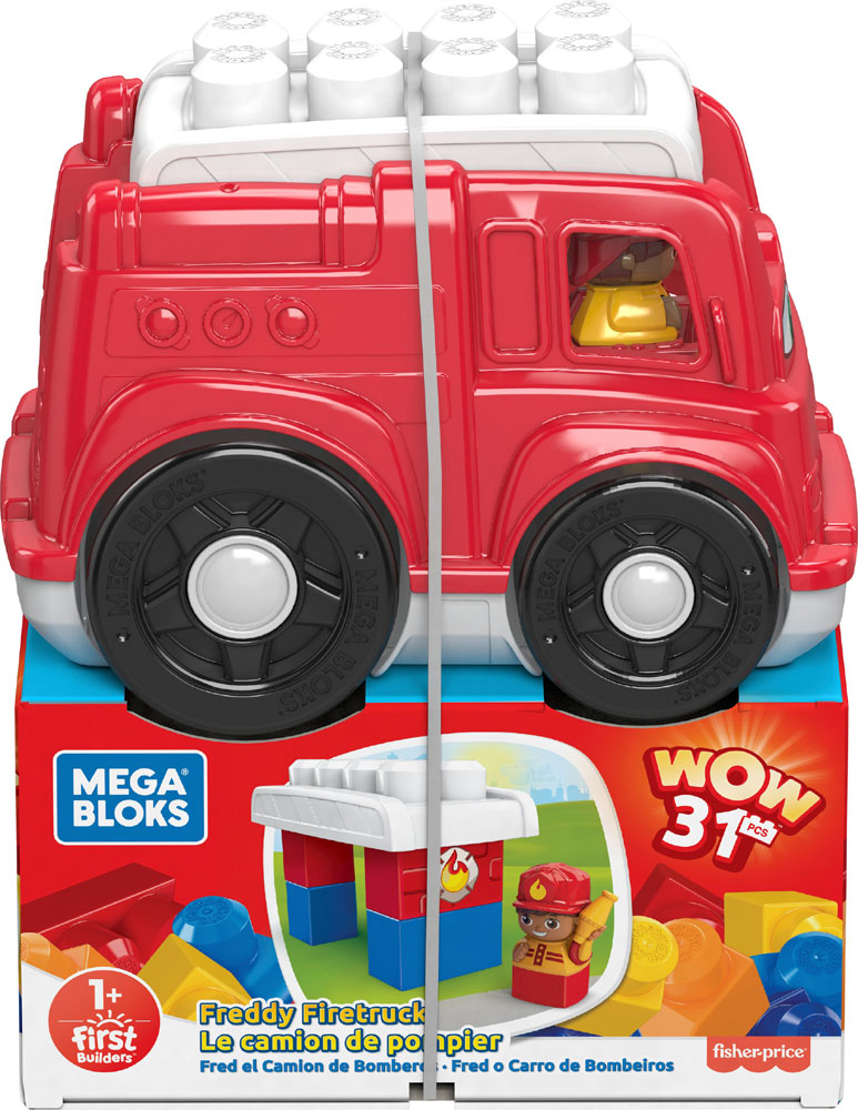Mega Bloks Lil Vehicles Freddy Fire Truck 