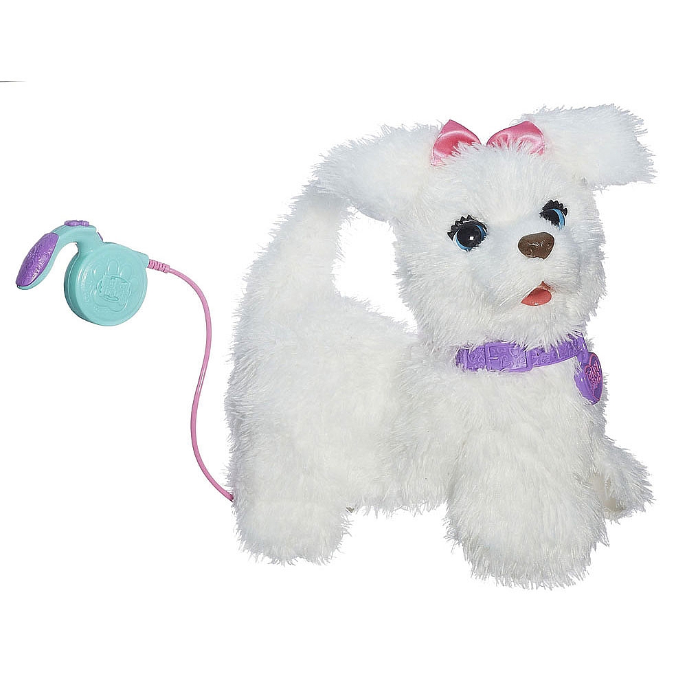 toy walking dog on a lead