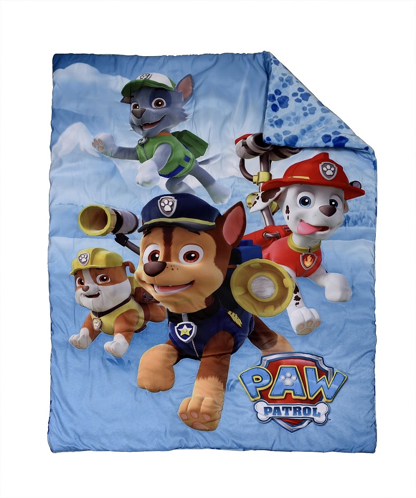 paw patrol fitted crib sheet