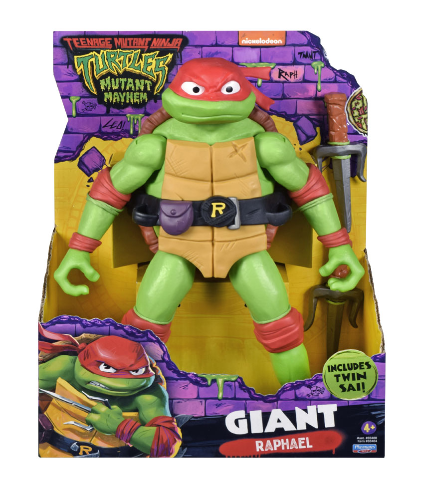 Teenage Mutant Ninja Turtles Mutant Mayhem Giant Raphael Figure Toys