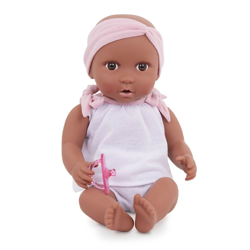 Babi- Poupée bébé Fashion 14 Baby Doll W/2PC Body Suit & Pink Headband,  BAB7225Z, Moyen