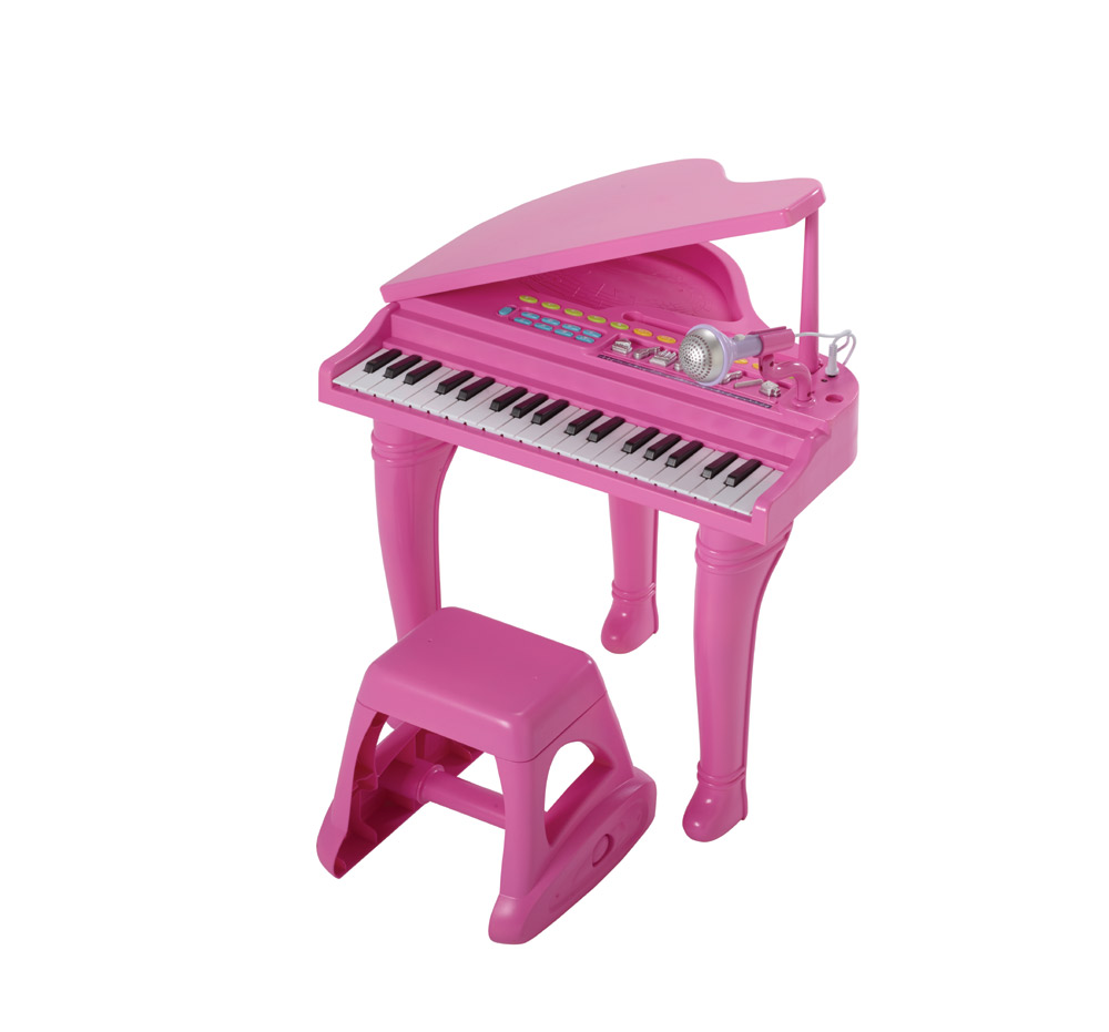 toy baby grand piano with stool set