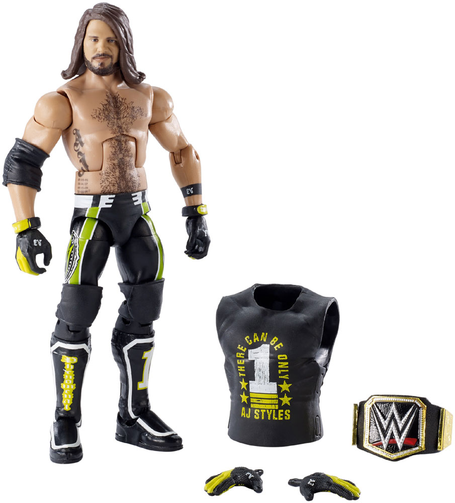 WWE AJ Styles Elite Top Picks Action Figure - English Edition | Toys R Us Canada