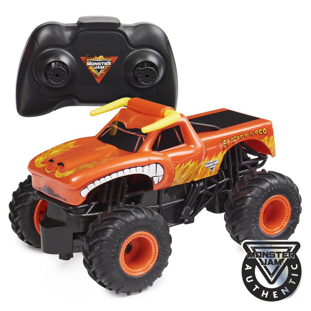 Monster Jam, Official El Toro Loco Remote Control Monster Truck, 124 Scale, 2.4 GHz Toys R Us