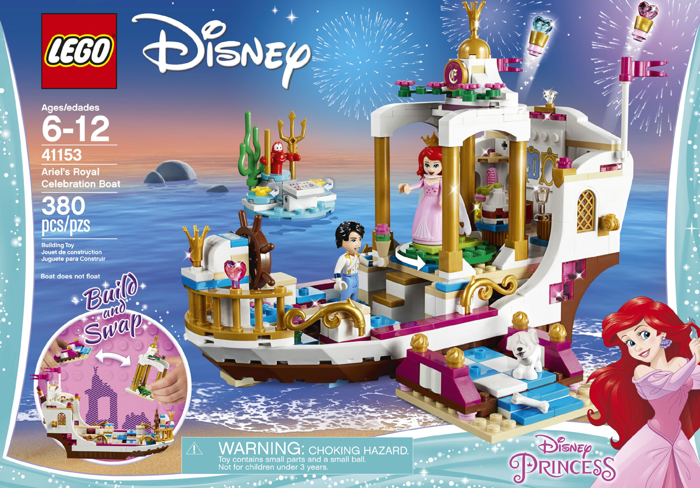 ariel lego boat