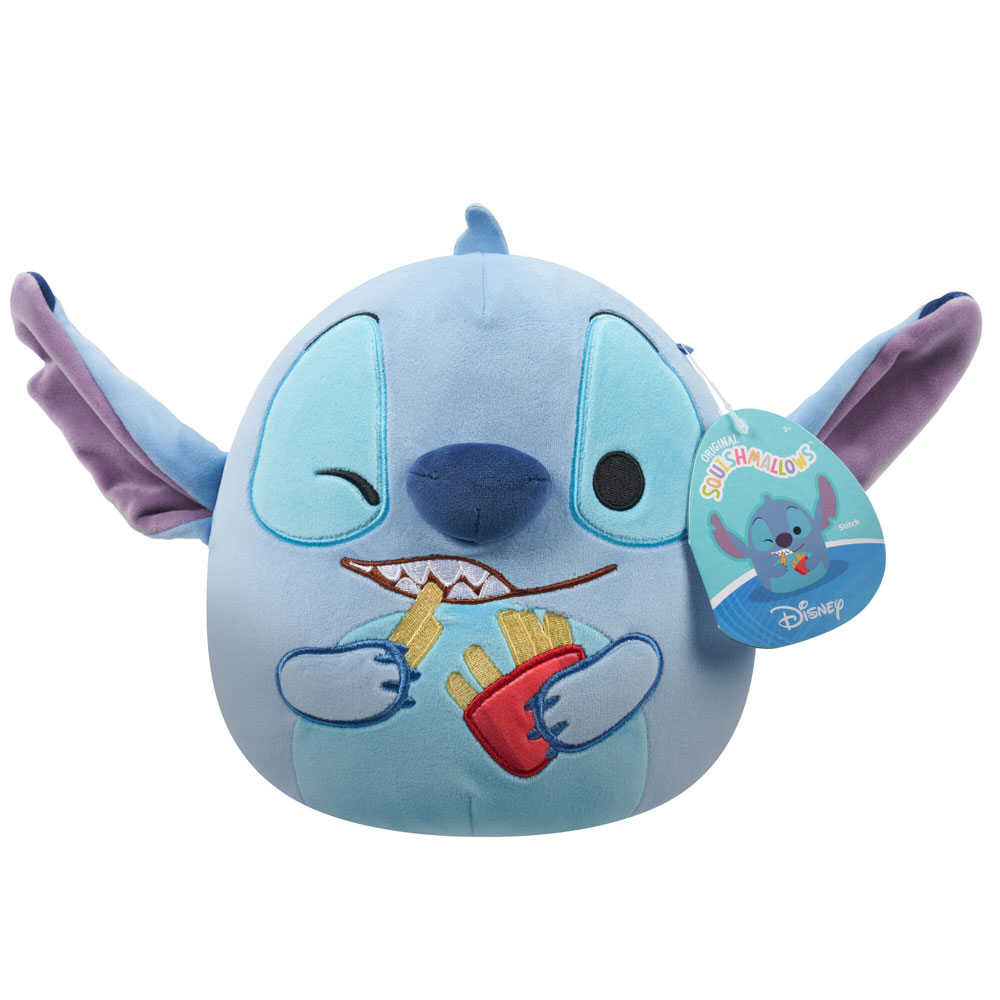 Squishmallows 8" Disney Stitch - Stitch Holding French Fries | Toys R ...