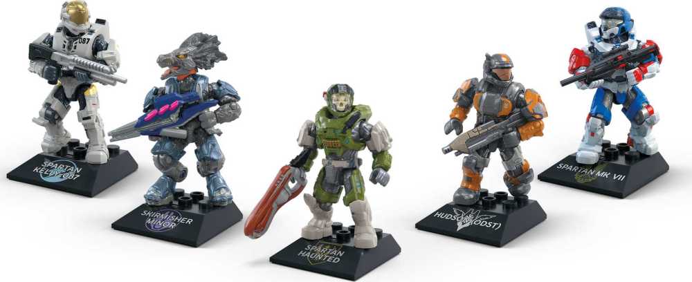 Spartan Mega Bloks Blue Team HALO MEGA CONSTRUX BLOKS UNSC SPARTAN