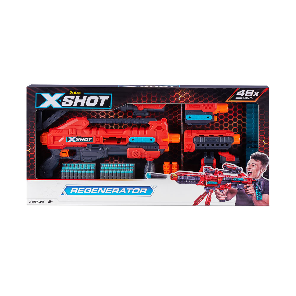 XShot Excel Regenerator Blaster (48 Darts) Toys R Us Canada