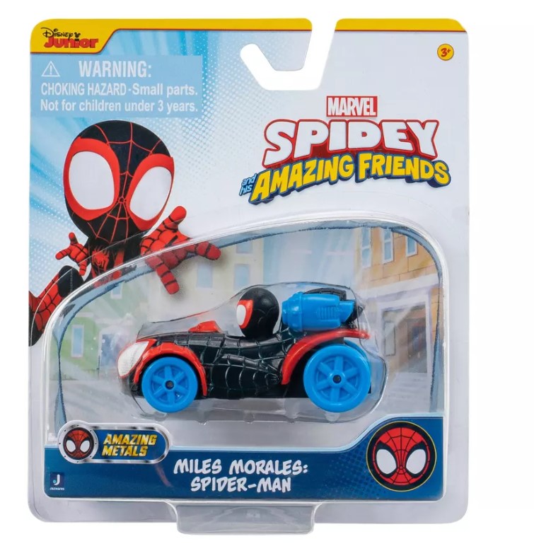 Spidey Friends Amazing Metals Vehicles Miles Morales: Spider