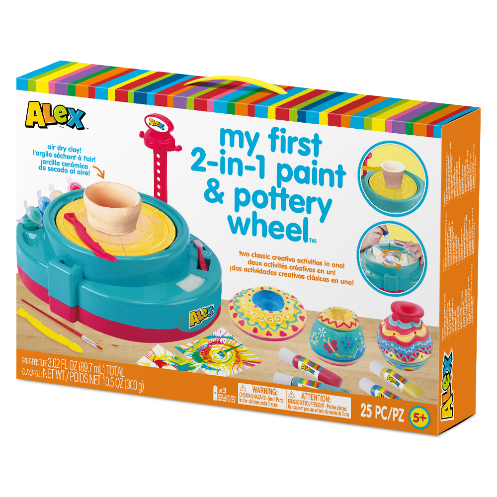 ALEX My First 2-In-1 Paint and Pottery Wheel Toys R Us Canada