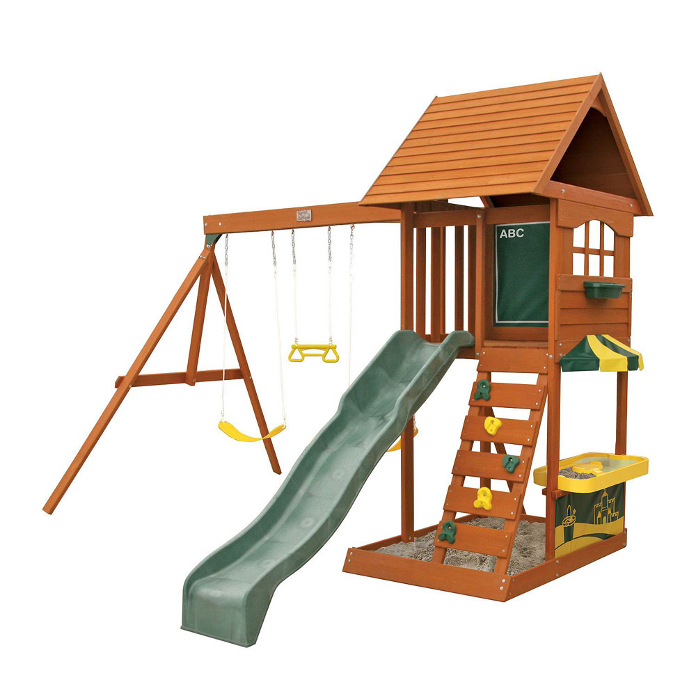 sandy cove wooden playset