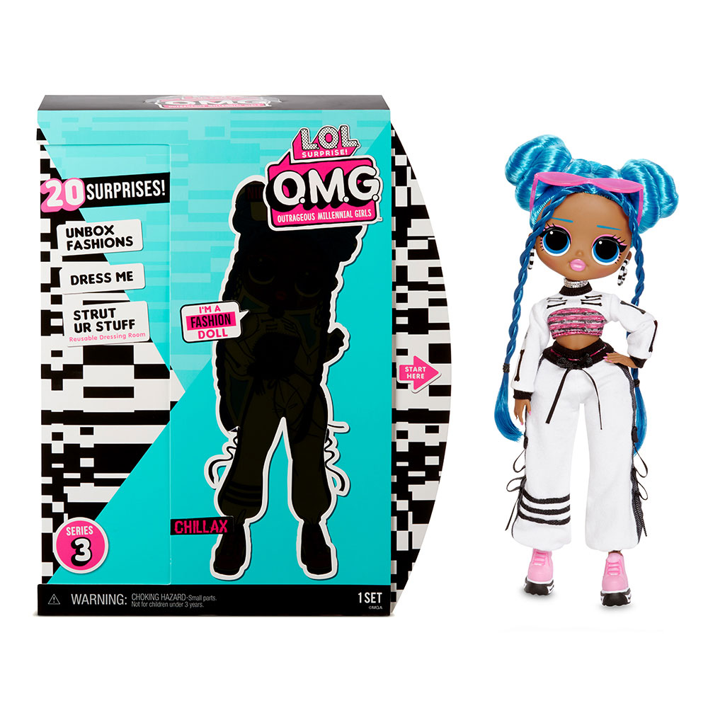 L.O.L. Surprise! O.M.G. Chillax Fashion Doll with 20 Surprises Toys R