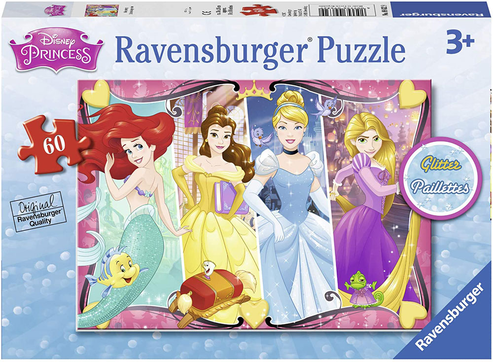 Ravensburger Disney Princess Heartsong Glitter Puzzle 60pc Toys R