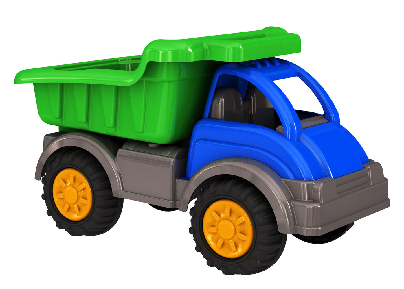 american plastic toys giant truck set