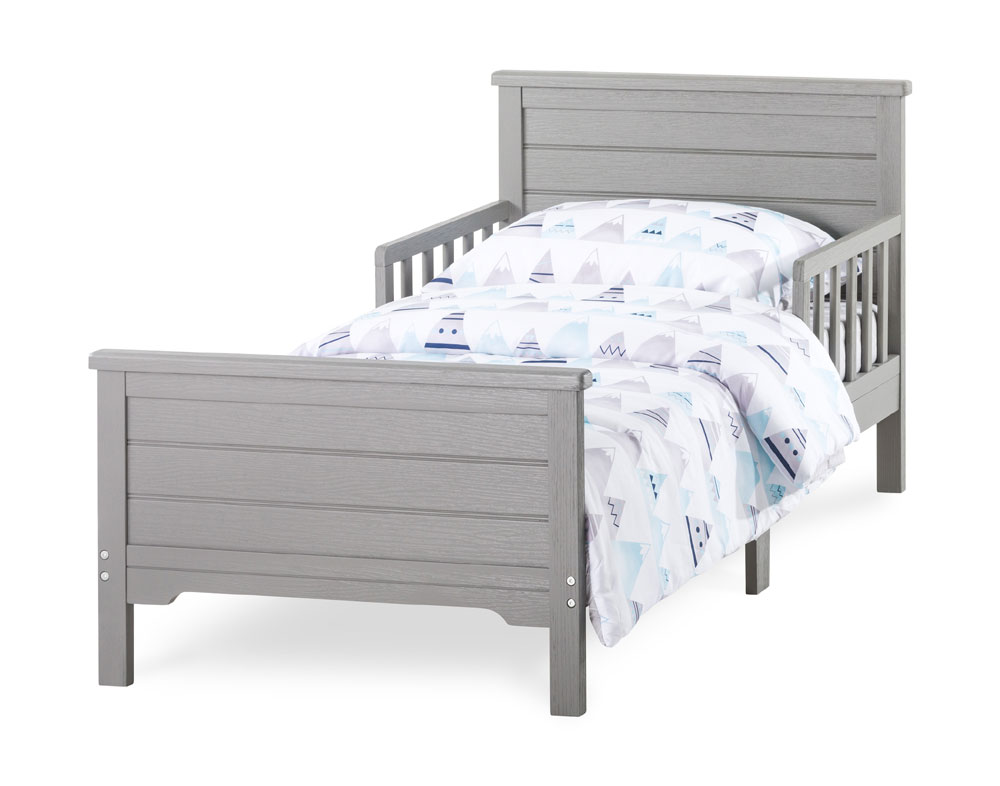 Woodland Toddler Bed with Rails, Brushed Pebble Toys R Us Canada
