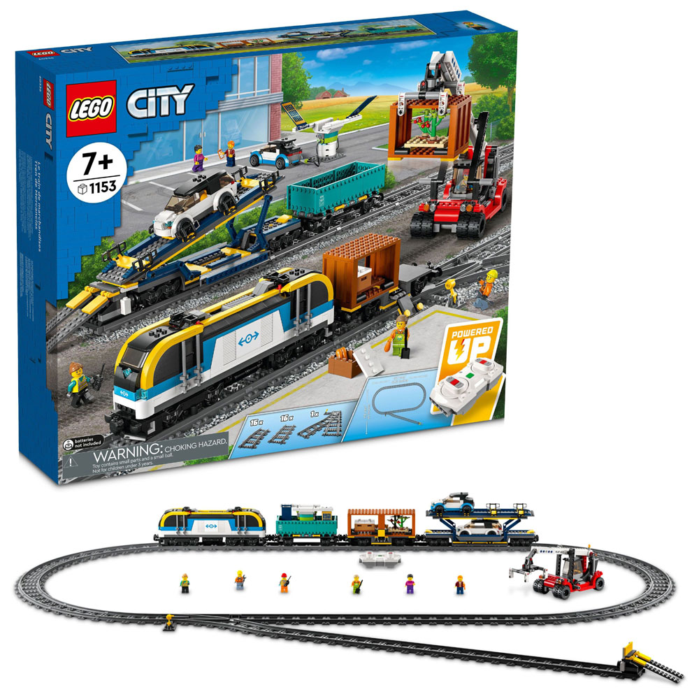 LEGO City Freight Train 60336 Building Kit (1,153 Pieces