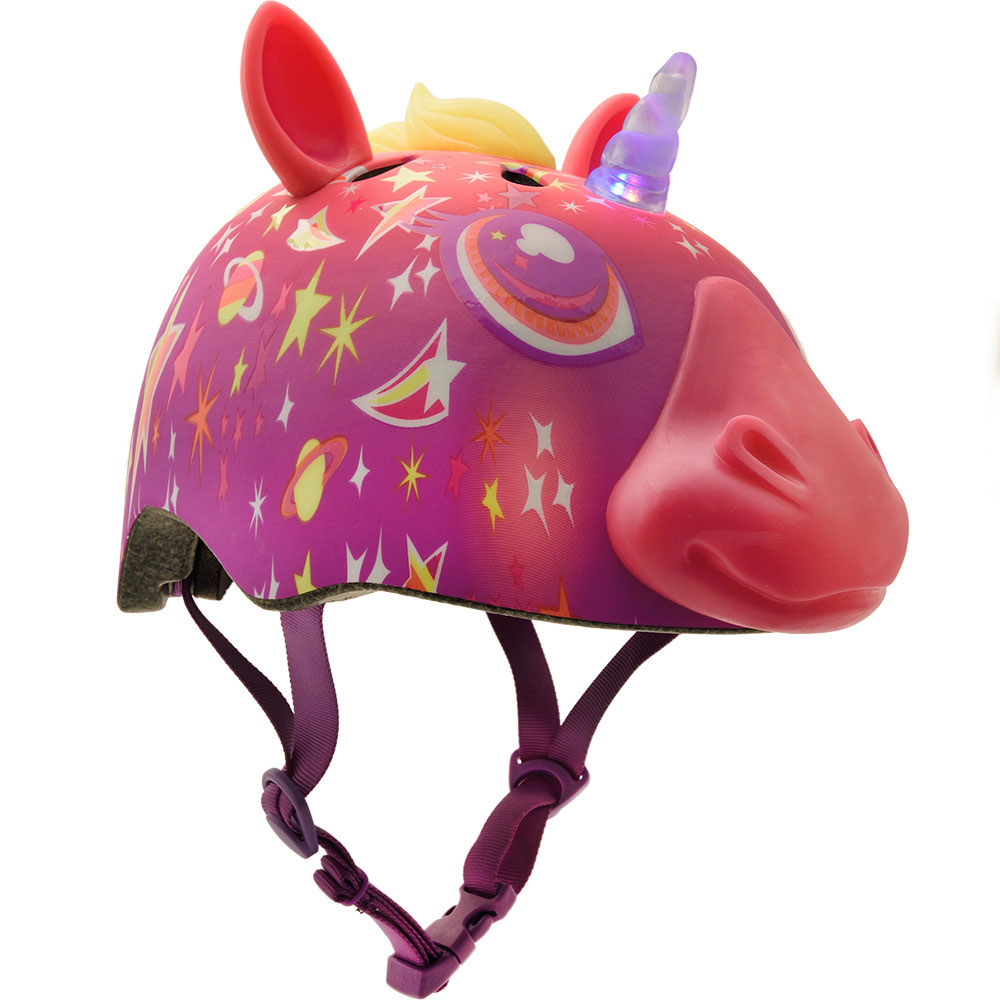 unicorn girls helmet