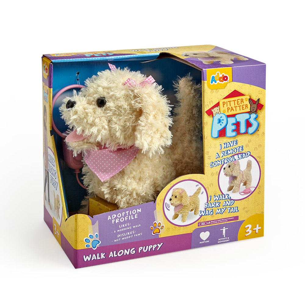 Pitter Patter Pets Walk Along Puppy Cream Toys R Us Canada
