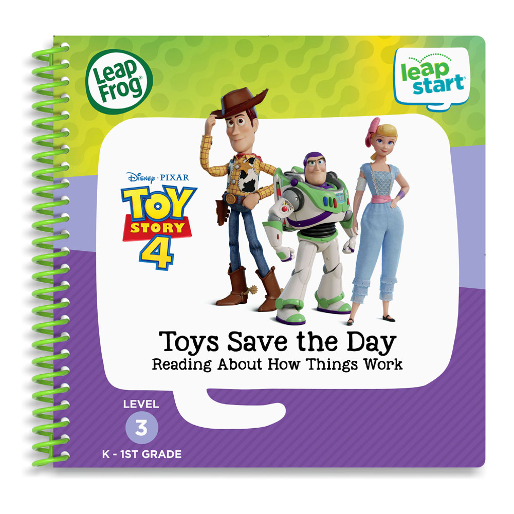 LeapFrog LeapStart Toy Story 4 Toys Save the Day Reading About How