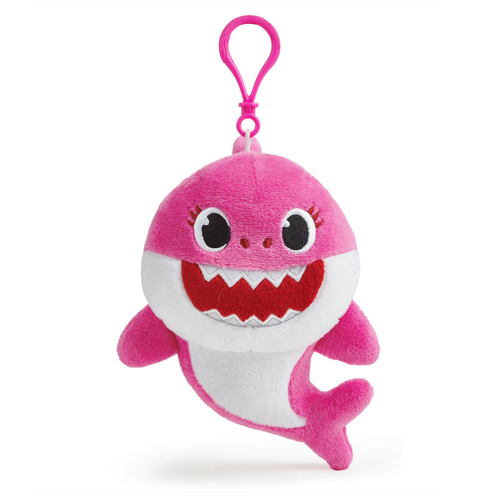 baby shark plush keychain