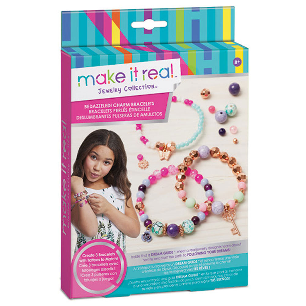 Make It Real Beaded Charm Bracelets Blooming Creativity | Toys R Us Canada