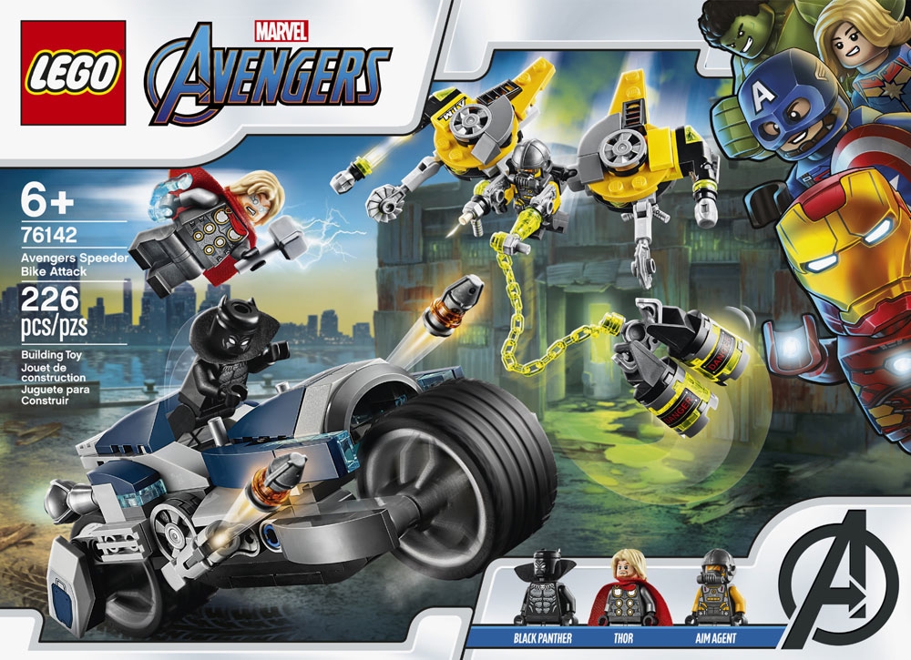 lego avengers speeder bike attack instructions