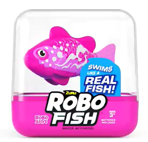 Zuru Robo Fish Series 3 Poisson nageur robotique (les styles peuvent  varier)