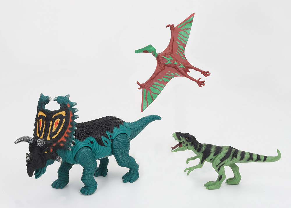 Animal Dinosaur Playset 3 Pieces Pentaceratops Set R