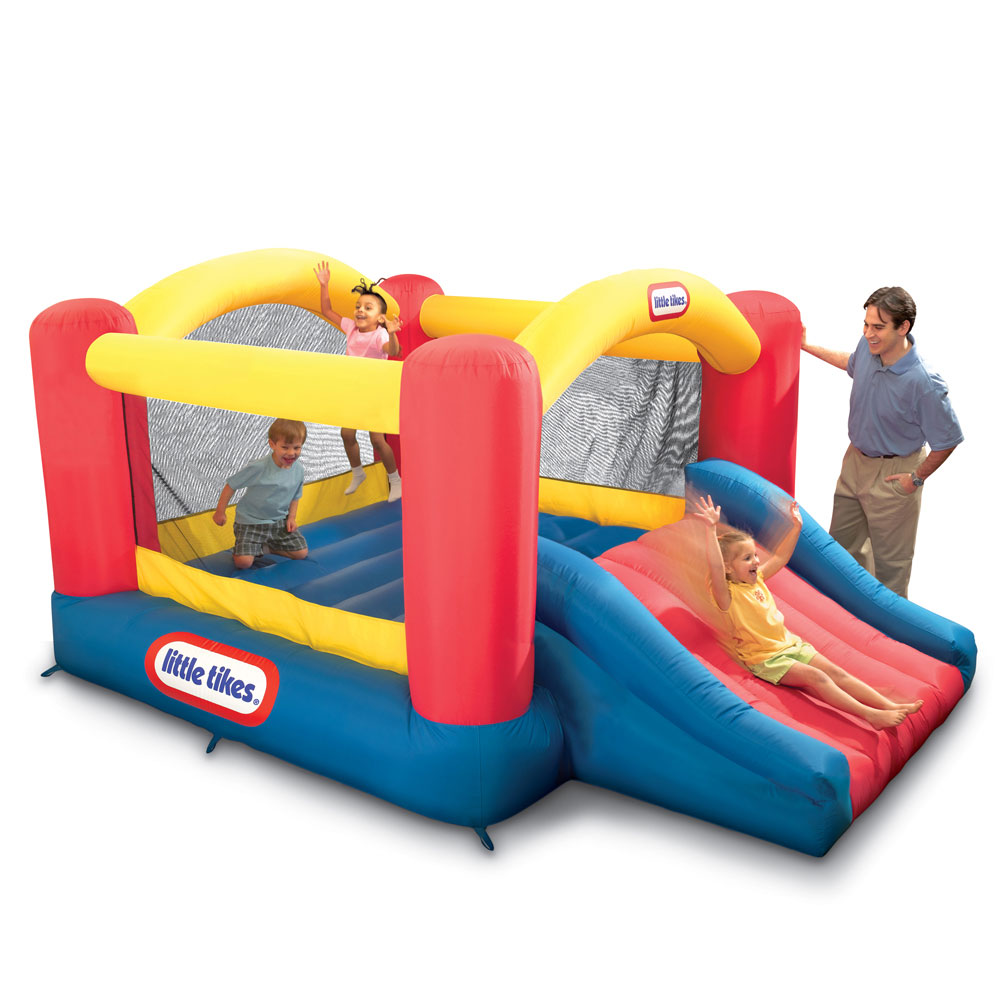 little tikes jump n slide bouncer