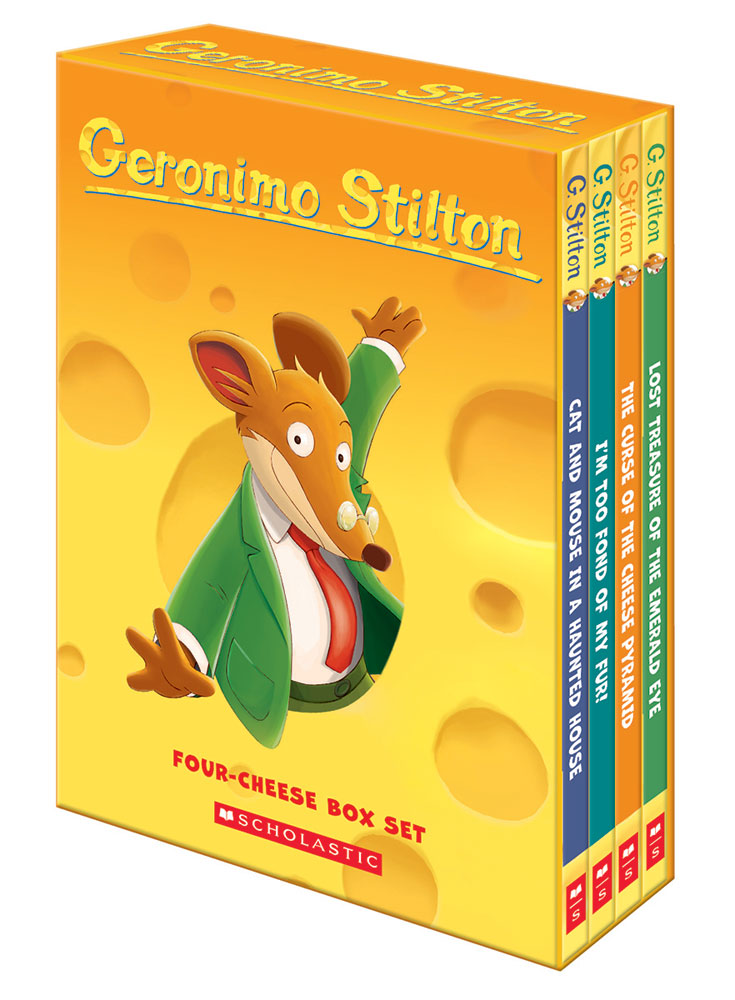 Geronimo Stilton Four Cheese Box Set: Books 1-4 - English