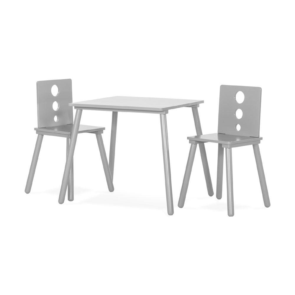 Forever Eclectic Cirque Kids Table and Chairs Set, Cool Gray Toys R Us Canada
