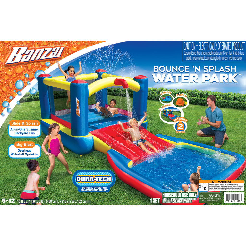 Banzai Sidewinder Falls Toys R Us Inflatable Pool Giant Inflatable