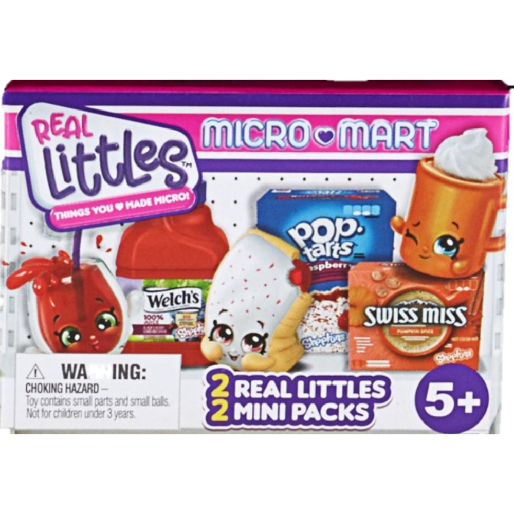 Original Shopkins Real Littles Mega Pack Toys Set Micro Mart Branded Mini  Packages Fashion Birthday Surprise