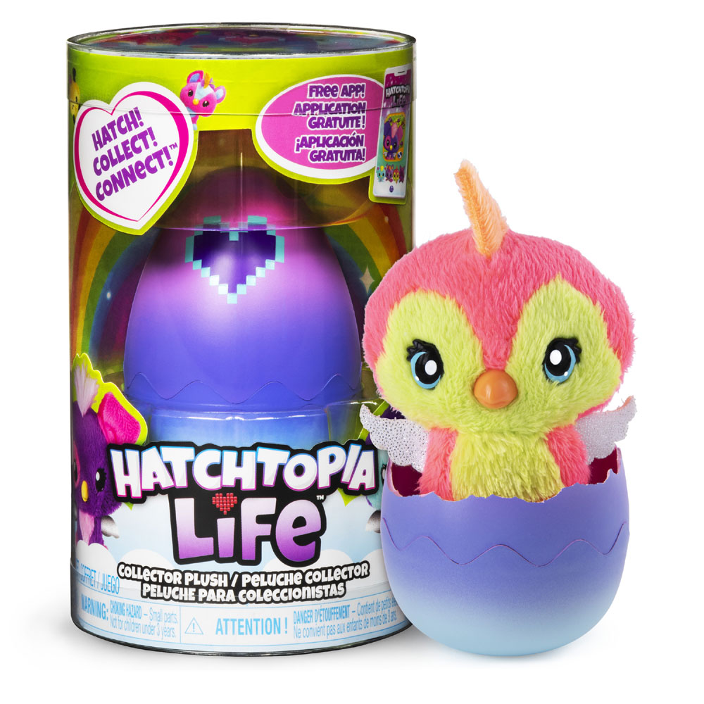 Hatchimals Hatchtopia Life, 2inch tall Plush Hatchimals with
