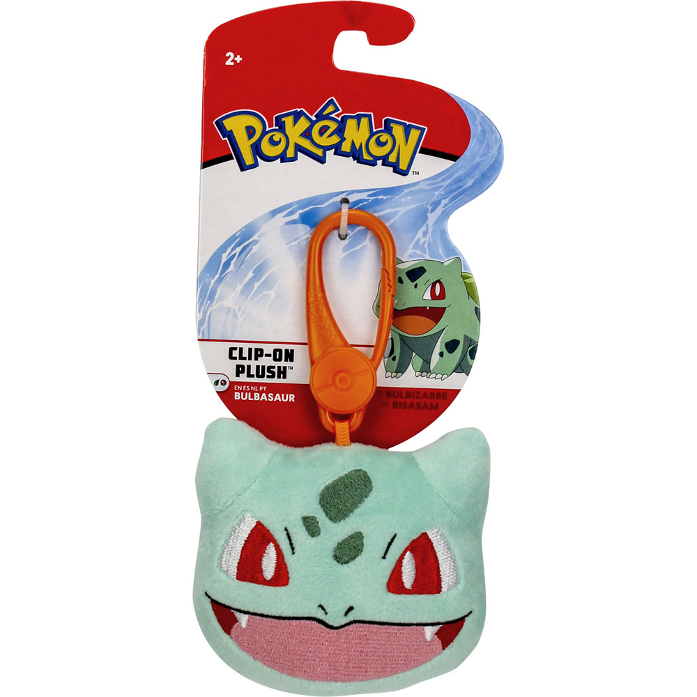 Pokemon 3.5 Clip-On Plush: Bulbasaur