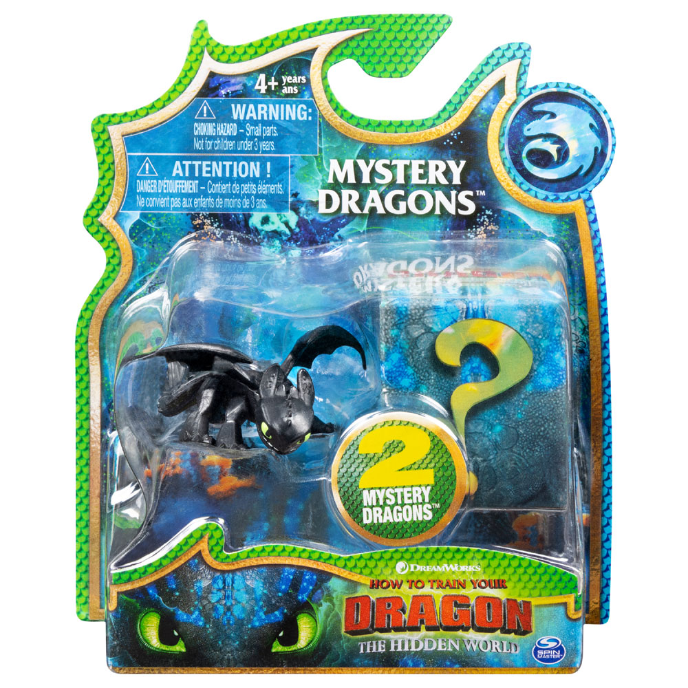 How To Train Your Dragon, Toothless Mystery Dragons 2Pack, Collectible