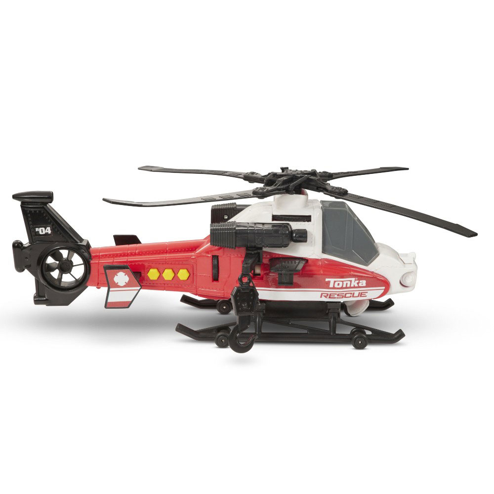 Sounds & Spinning Propellers Mighty Fleet Rescue Helicopter With Lights