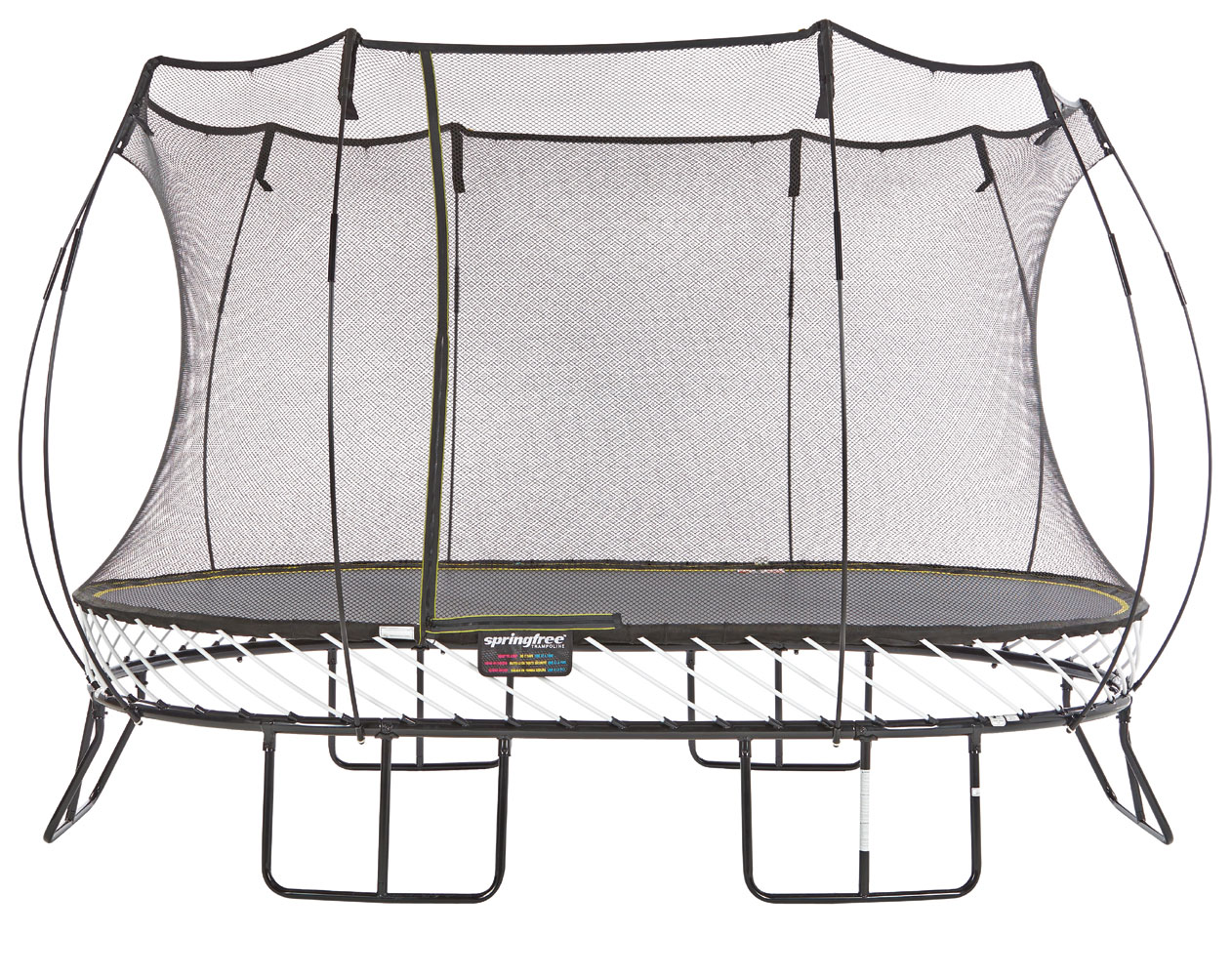 Springfree 8 Ft X 13 Ft Large Oval Trampoline With Safety Enclosure Toys R Us Canada