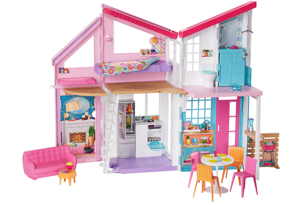 Barbie Malibu House 2-Story Dollhouse 25+ Pieces - FXG57 - Toys 4You Store