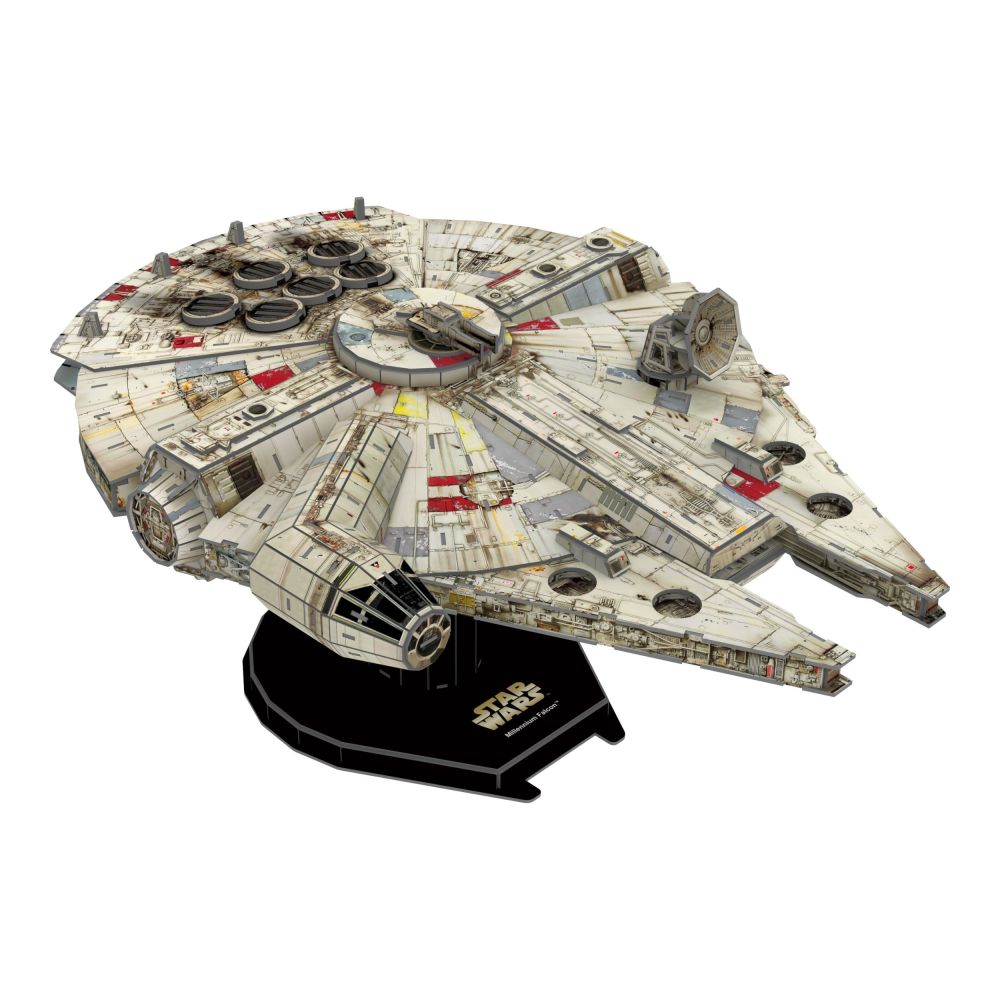 4D Build, Star Wars Millennium Falcon 3D Paper Model Kit, 216 Piece