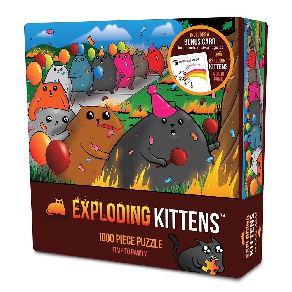 exploding kittens puzzle 1000 piece